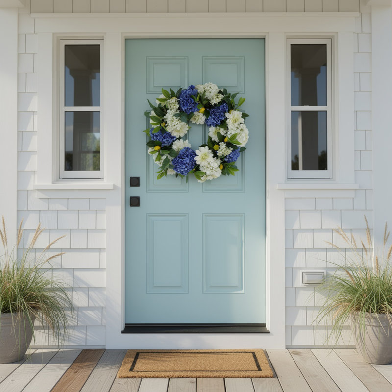 Melva 24 " Handmade Hydrangea Wreath