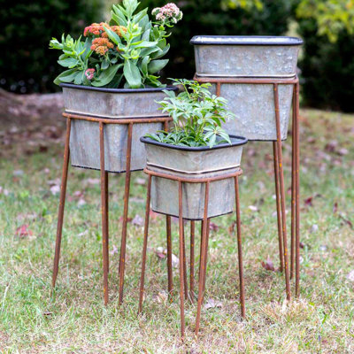 Ensemble de pots 3 pièces en métal