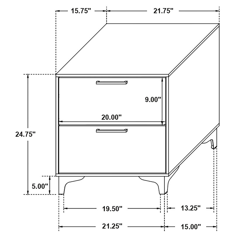 Ensemble de chambre avec très grand lit 4 pièces Lexie, Quatre pièces : lit, table de chevet, commode et, Très grand
