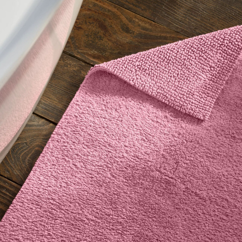 Reversible Bath Rug, Blush