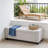 48.4"Ottoman with Storage, Storage Ottoman Bench with Safety Hinge, Upholstered Entryway Bench with Seating for Bedroom, Living Room, Holds up to 330 lb-1825879048