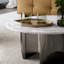 Table basse italienne ronde en marbre-344491831