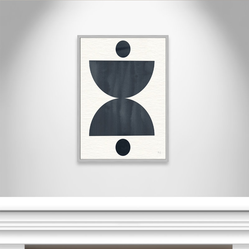 Eclipse II by Susan Jill, Matte Silver Framed, 35.5" H x 25.5" W x 0.75" D