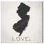 « new jersey love », impression sur toile tendue encadrée-18862817