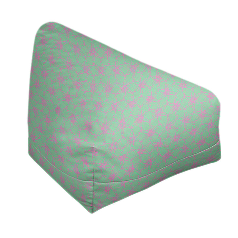 Fauteuil à billes et méridienne standard Leffel, H 120 po x l 31 po x P 60 po, Vert et rose, Pas de bourre