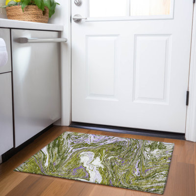 Premium Machine Washable Cossette AMF1061 Abstract Rug