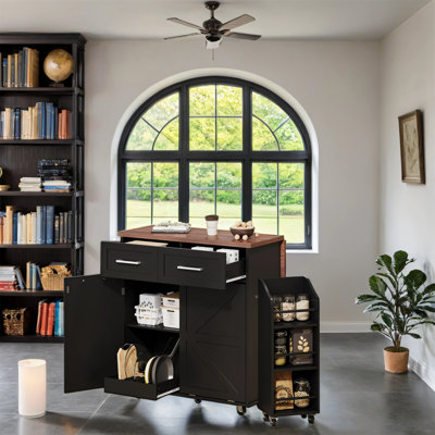 47.2-inch Farmhouse Kitchen Island