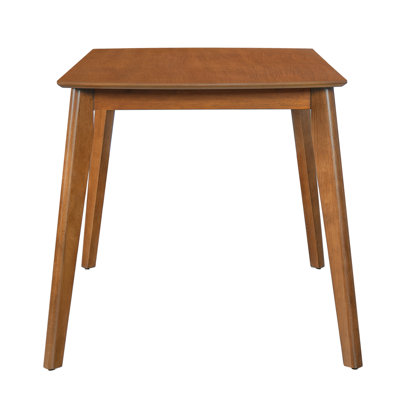 Mid Century Modern Dining Table, Solid Wood Kitchen & Dining Room Table for 4, Minimalist Table for Dining Room, Rectangular Dinette Table, Easy Assem