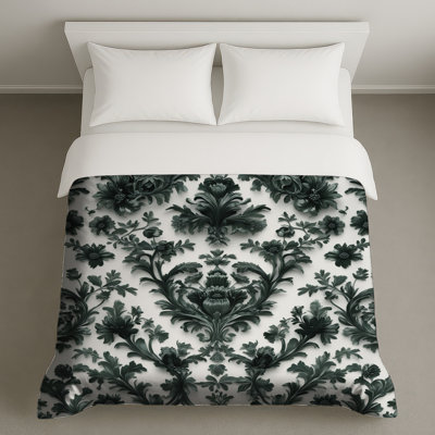 Housses de couette à motif floral complexe