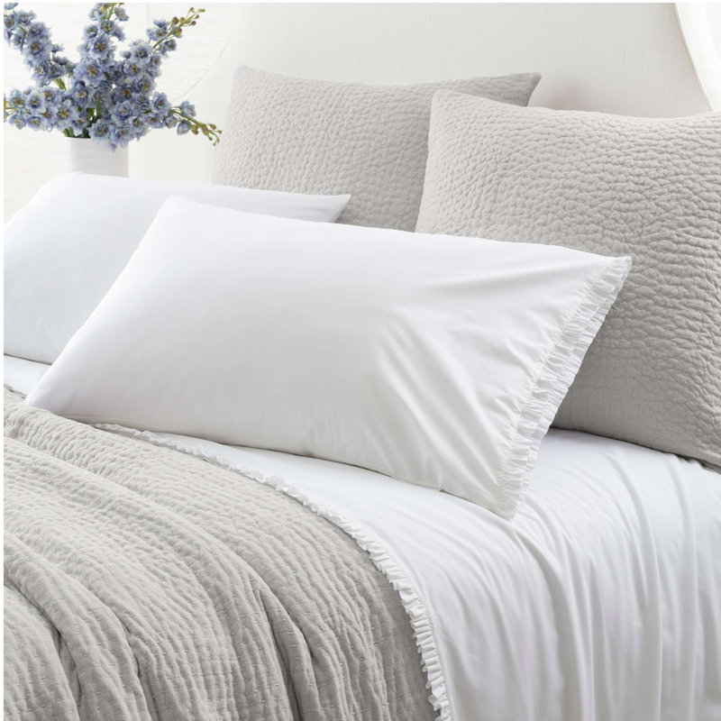 Classic Ruffle Sheet Set, Queen Sheet Set, White