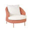 Dellora Wicker Outdoor Lounge Chair with Ottoman-2143946263
