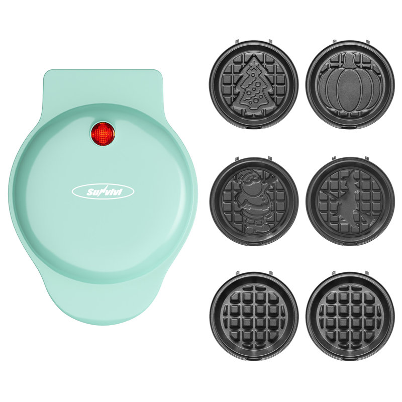 6 In 1 Mini Waffle Maker