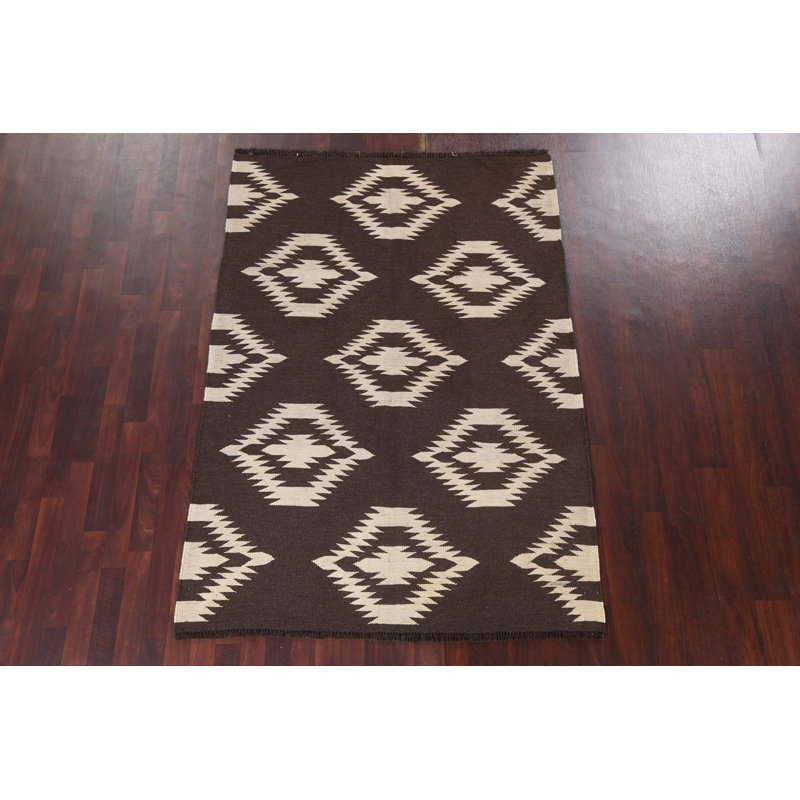 Tapis tribal kilim à teinture naturelle 5 x 7