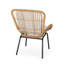 Chaises d'extérieur brunes - Style avec structure club élégant et fer stable