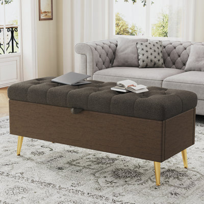 Banc de rangement avec repose-pieds Modern