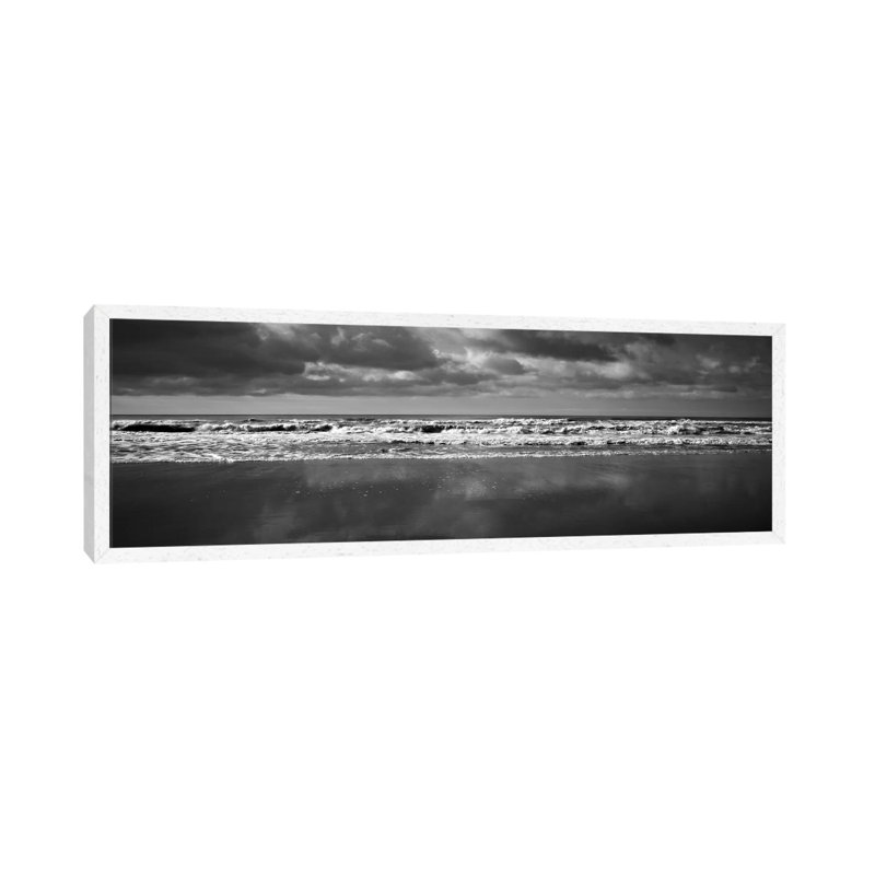 Michael Harrison - Panoramic Print on Canvas, 30.48 cm H x 91.44 cm W, White Floater Framed