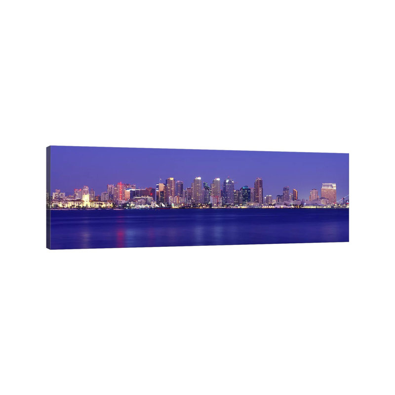 Buildings At The Waterfront, San Diego, California, USA #7 - Wrapped Canvas Panoramic Print
