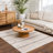 Deha Abstract Striped Beige Area Rug-428815774