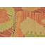 Tapis à main one-of-kind-noué la rouge/vert/brun clair 2 pi 9 po x 4 pi zone de laine 2 po Elland