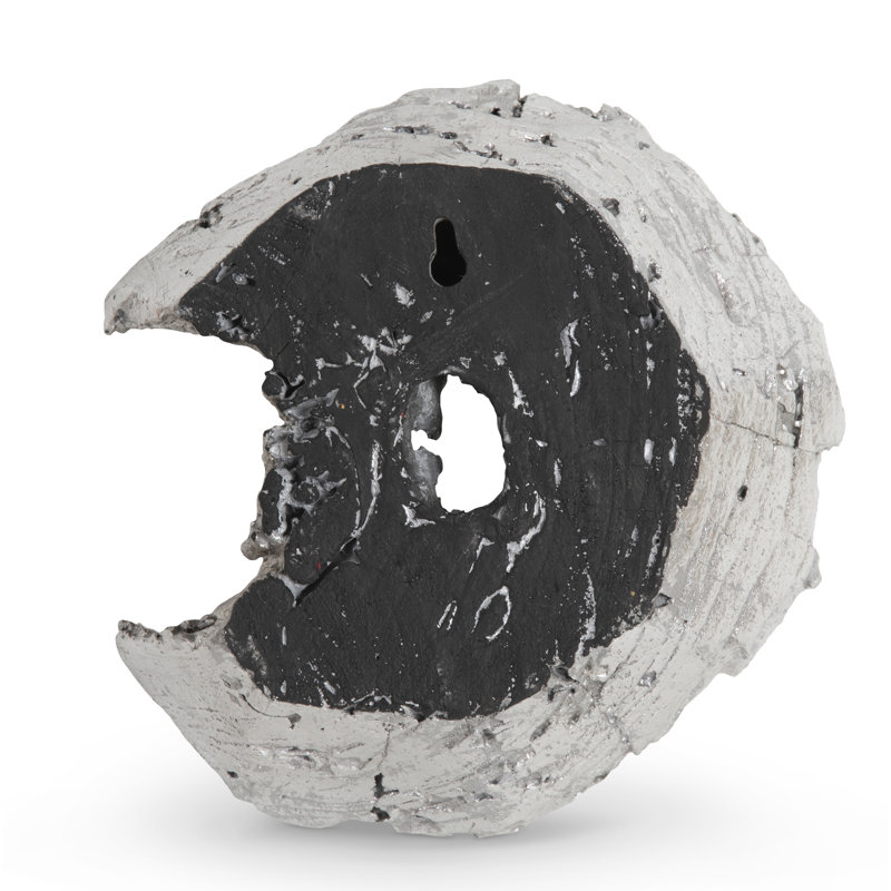 Cast Eroded Wood Circle Wall Décor