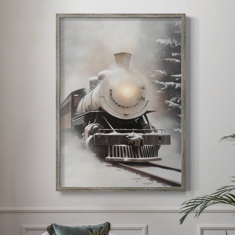 «Christmas Holiday Art», série 2-CXCII, reproduction encadrée - bois massif, H 11 po x l 9 po