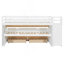 Lit mezzanine simple TG avec bureau coulissant et lit gigogne simple, lit superposé multifonctionnel avec 2 tiroirs de rangement et marches de rangement-1600526808-1600526811