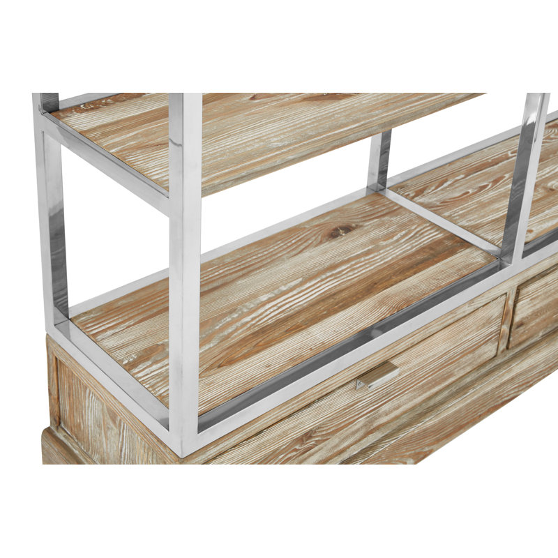 160cm W Solid Wood Shelving Unit