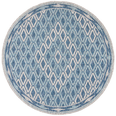 Tapis d'intérieur / extérieur à motif géométrique Amarien Performance