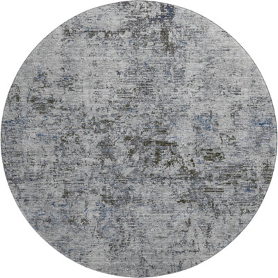 Premium Machine Washable Prisco Gray Rug