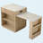 82.6" Fluted Kitchen Island with Extendable Dining Table for 4-6, Island Table for Kitchen with Power Outlet, Kitchen Table with Double-Side Storage, 2 Drawers 2 Side Open Shelves, Natural-128964664