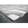 Tapis en polyester recyclé gris et ivoire Luna Meara