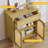 Storage Cabinet with Rattan Doors-119376333