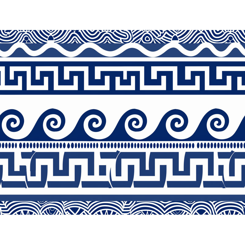 Coussin grec, H 26 po x l 26 po