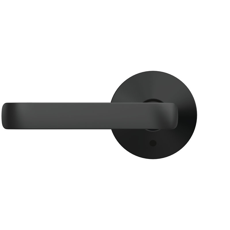 Serrure à clybourn avec kinsler rose anti-rotation, Noir mat
