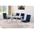 Carlton 64'' Genuine Marble Dining Table