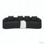 Curved Modular Wool Fabric Sectional Sofa, No Assembly Required-117795085