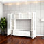 Meuble audio-vidéo mural moderne avec portes en verre pour téléviseur de 75 po ou moins, grand meuble télé minimaliste avec tiroirs pour le salon-1950751769
