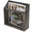 Solid Wood Free Standing Magazine Rack-805501404
