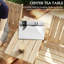 Garden Loveseat with Built-in Coffee Table