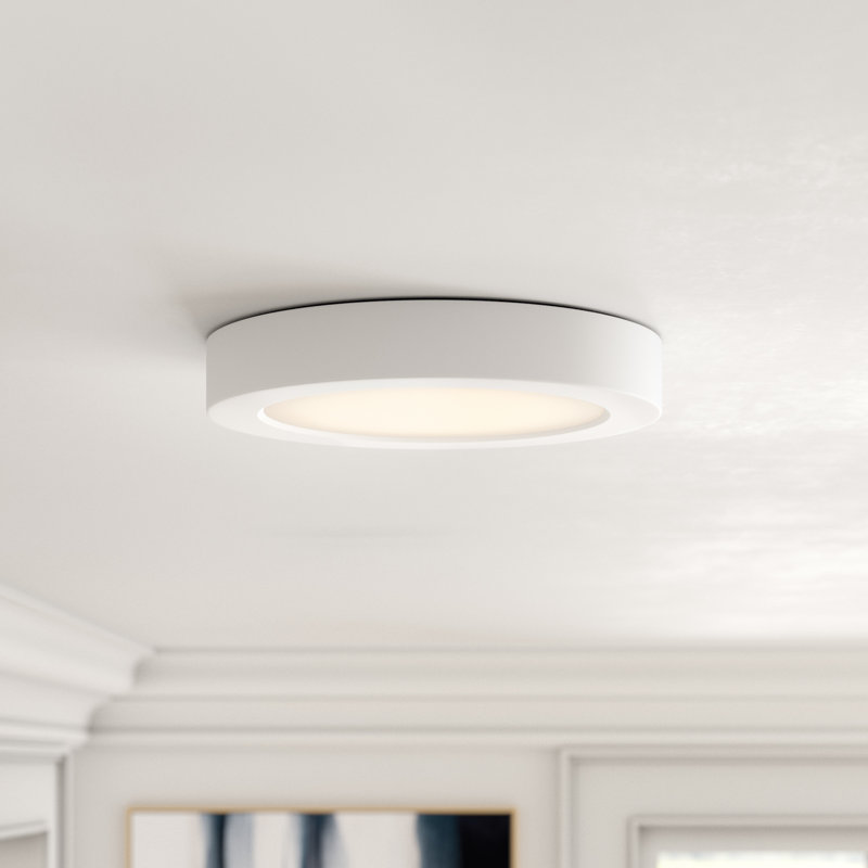 Branden LED Flush Mount, 1.5" H x 7.76" W x 7.76" D