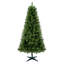 Arbre de Noël artificiel à charnière non éclairé avec 582 pointes, branches en PVC, arbre de vacances vert avec support en plastique à 4 pieds pour la décoration de Noël intérieure