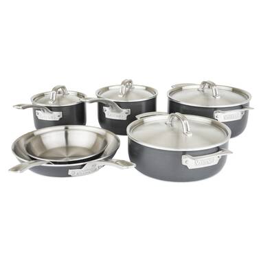 Best Buy: Viking Contemporary 3 Ply 7-Piece Cookware Set- Mirror Stainless  Steel 4513-3S07