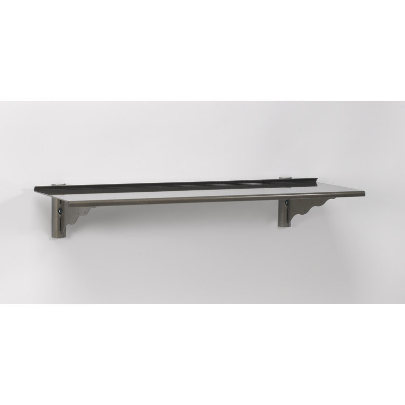 Tablette Chyeanne, H 4 po x l 24 po x P 7 po, Argent