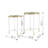 Glass Tray Top Nesting Tables