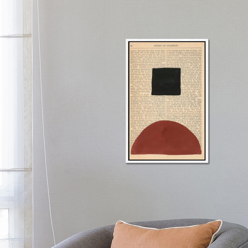 Modern Prose IV by Renée Stramel - Gallery-Wrapped Canvas Giclée on Canvas, White Framed, 66.04 cm H x 45.72 cm W