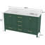 Meuble-lavabo autoportant en bois massif avec double vasque-1184076743