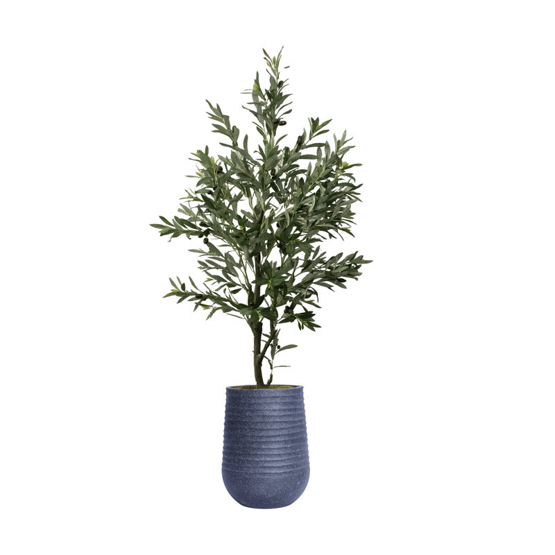 Arbre artificiel 72,08 po en pot, Noir