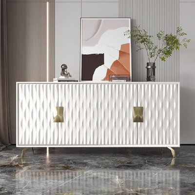 Buffet simple blanc