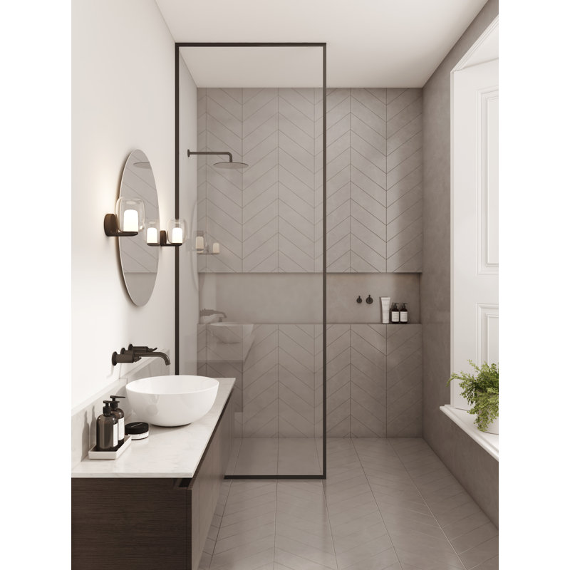 Aquina 1 - Light Armed Sconce, Matt Black