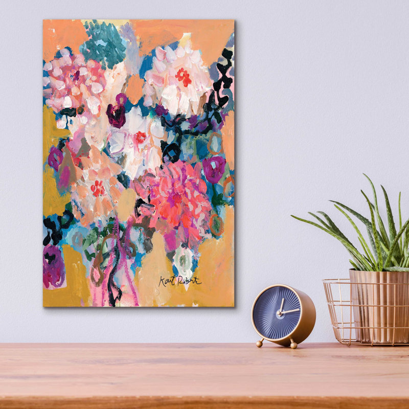 «Cultivate Creativité» par Kait Roberts, art mural en verre acrylique, L 12 po x H 16 po